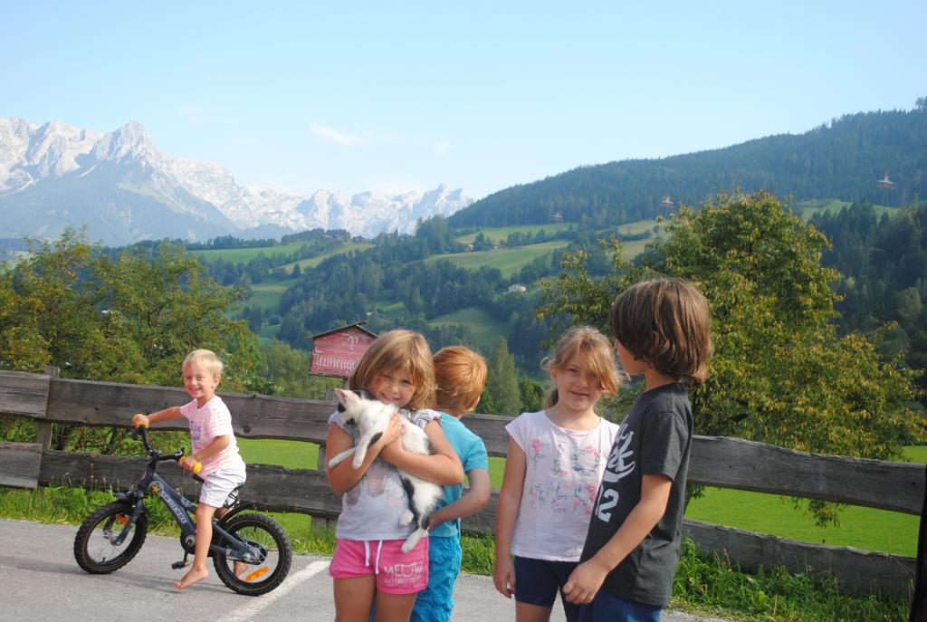 Familien-Bauernhof Neumoar Daire Sankt Johann im Pongau Dış mekan fotoğraf